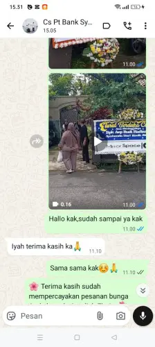 Testimonial Papan Bunga cigintung